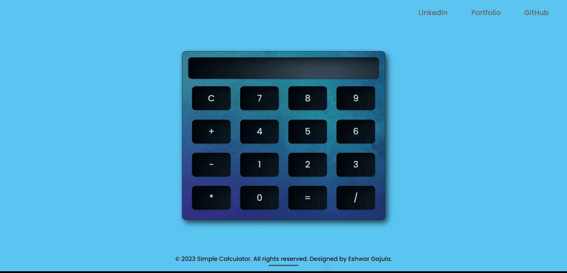 Simple Calculator